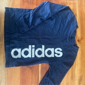 Adidas Dark Blue Long Sleeve Tee